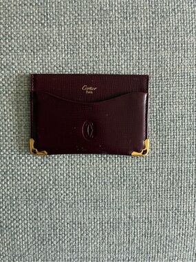 cartier cigarette case leather case 1980s vintage case Cartier Paris coloured Cartier signature GOLD CIGARETTE CASE, CARTIER |